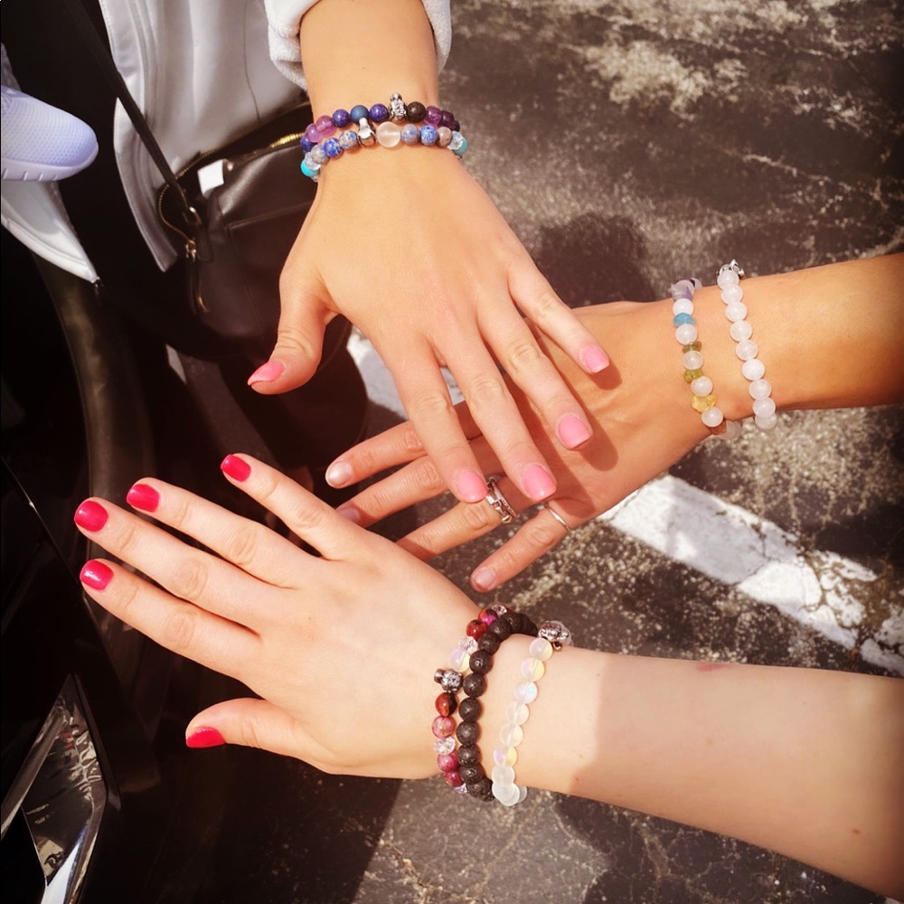 Crystal healing bracelets